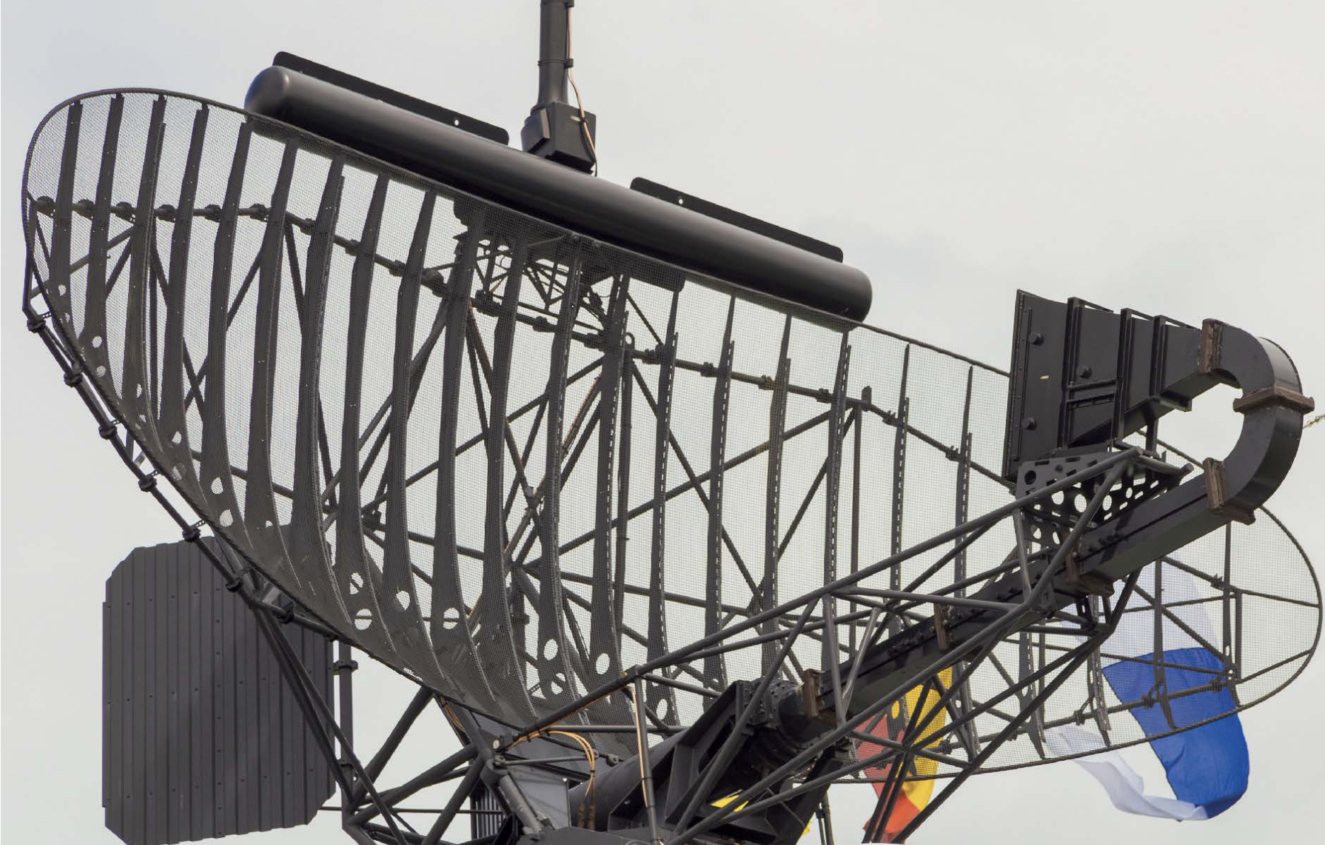 Radar in aviation — 3D illustration